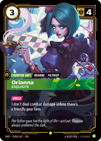Orianna Exquisite (Alternate Art) - Radiance 042a/167