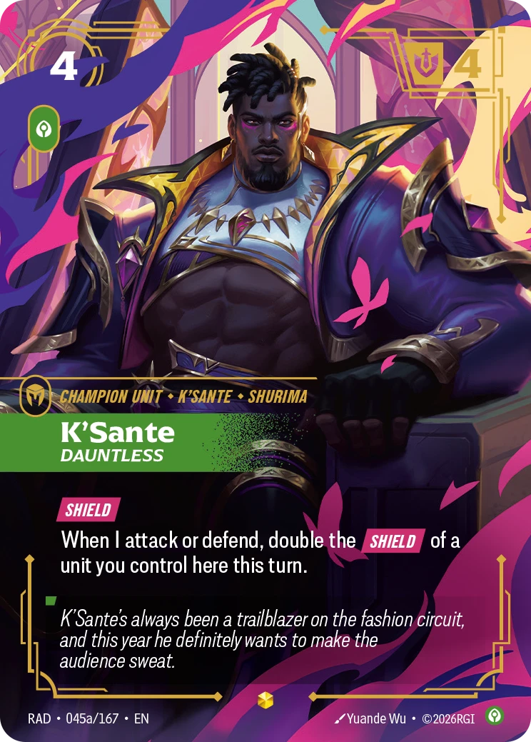 K'Sante Dauntless (Alternate Art) - Radiance 045a/167