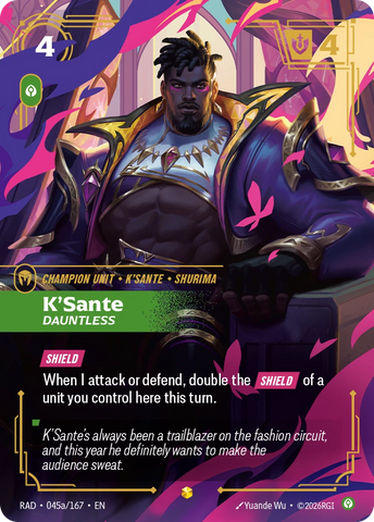 K'Sante Dauntless (Alternate Art) - Radiance 045a/167