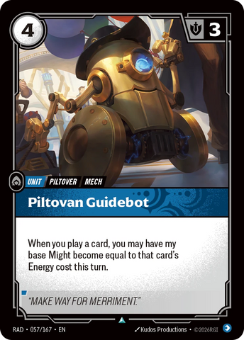 Piltovan Guidebot - Radiance 057/167