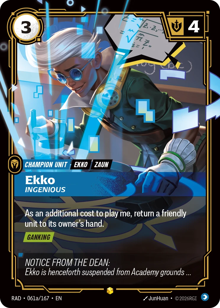 Ekko Ingenious (Alternate Art) - Radiance 061a/167