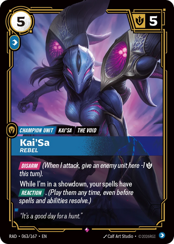 Kai'Sa Rebel - Radiance 063/167