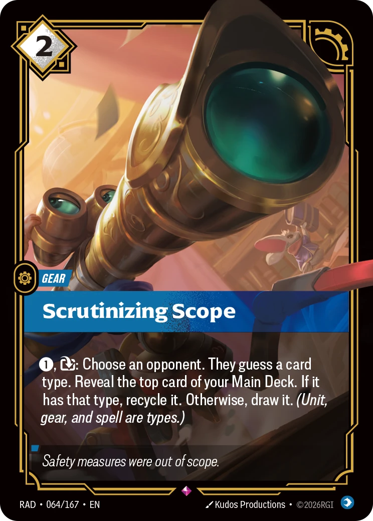 Scrutinizing Scope - Radiance 064/167
