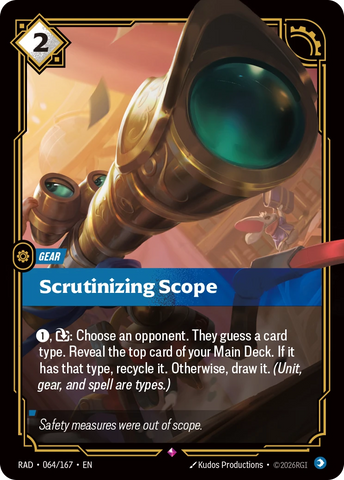 Scrutinizing Scope - Radiance 064/167