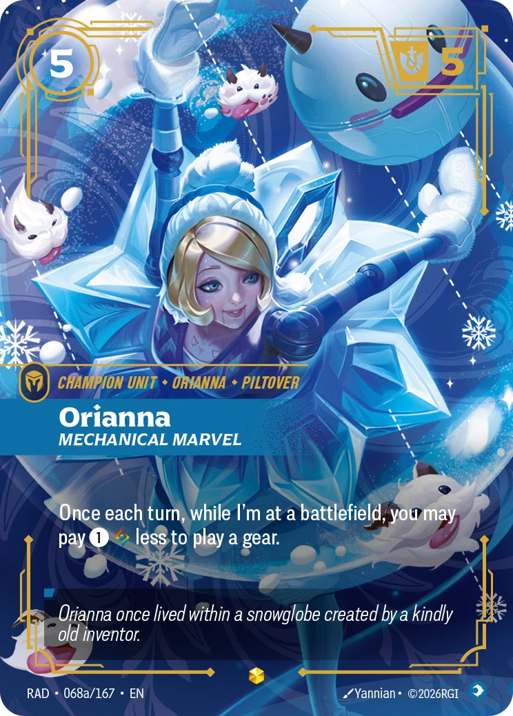 Orianna Mechanical Marvel (Alternate Art) - Radiance 068a/167