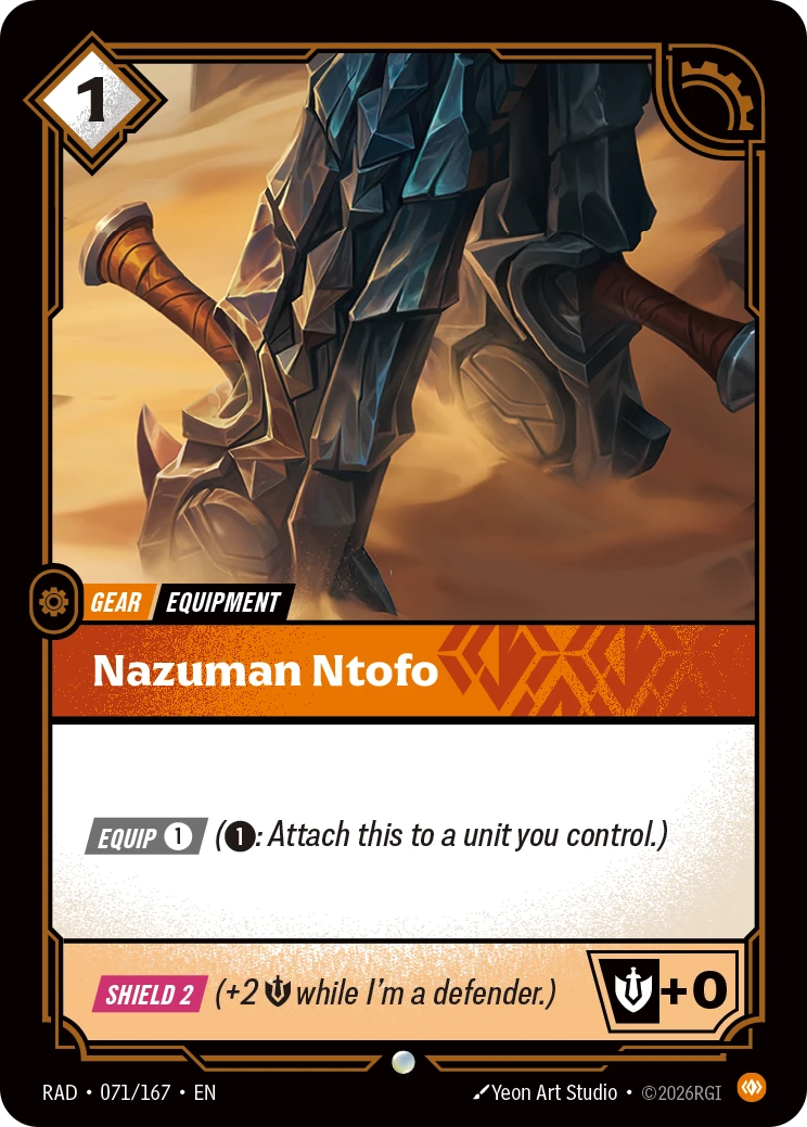 Nazuman Ntofo - Radiance 071/167