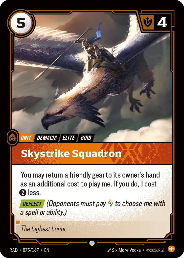 Skystrike Squadron - Radiance 075/167