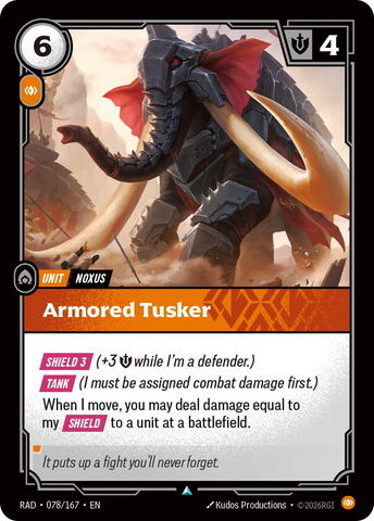 Armored Tusker - Radiance 078/167