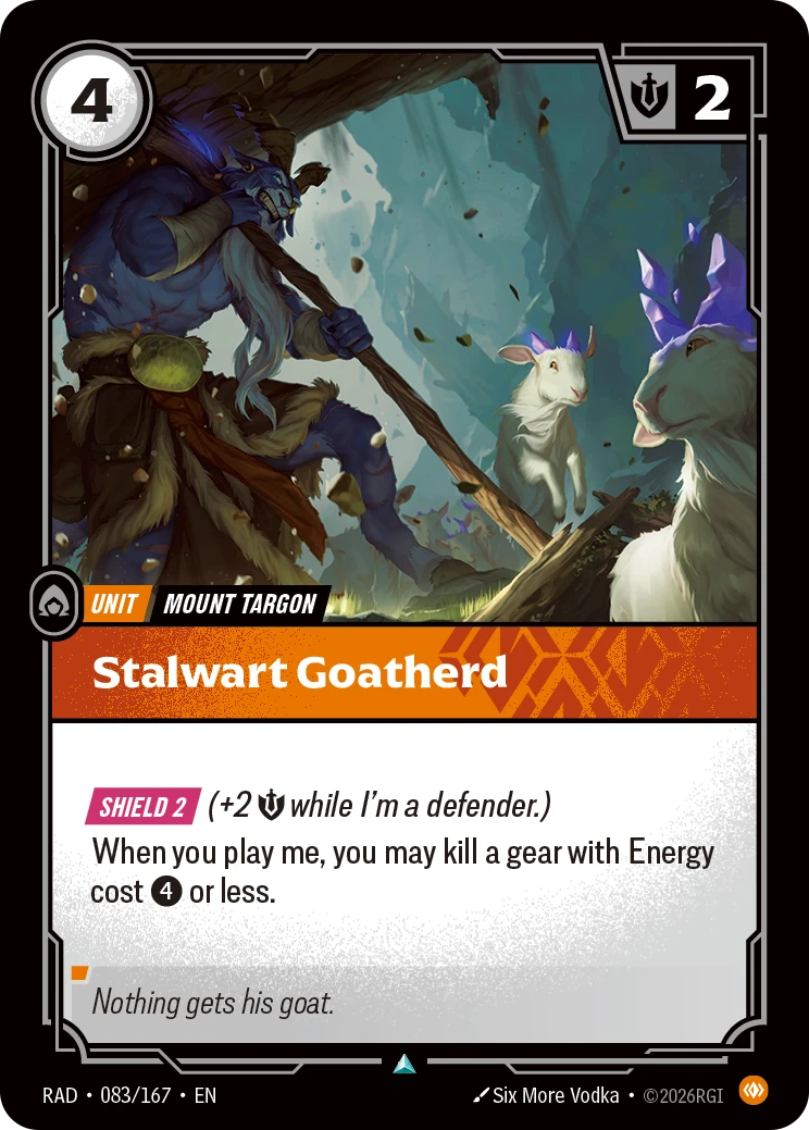 Stalwart Goatherd - Radiance 083/167