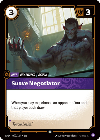 Suave Negotiator - Radiance 099/167