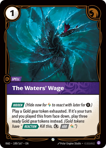 The Waters' Wage - Radiance 100/167