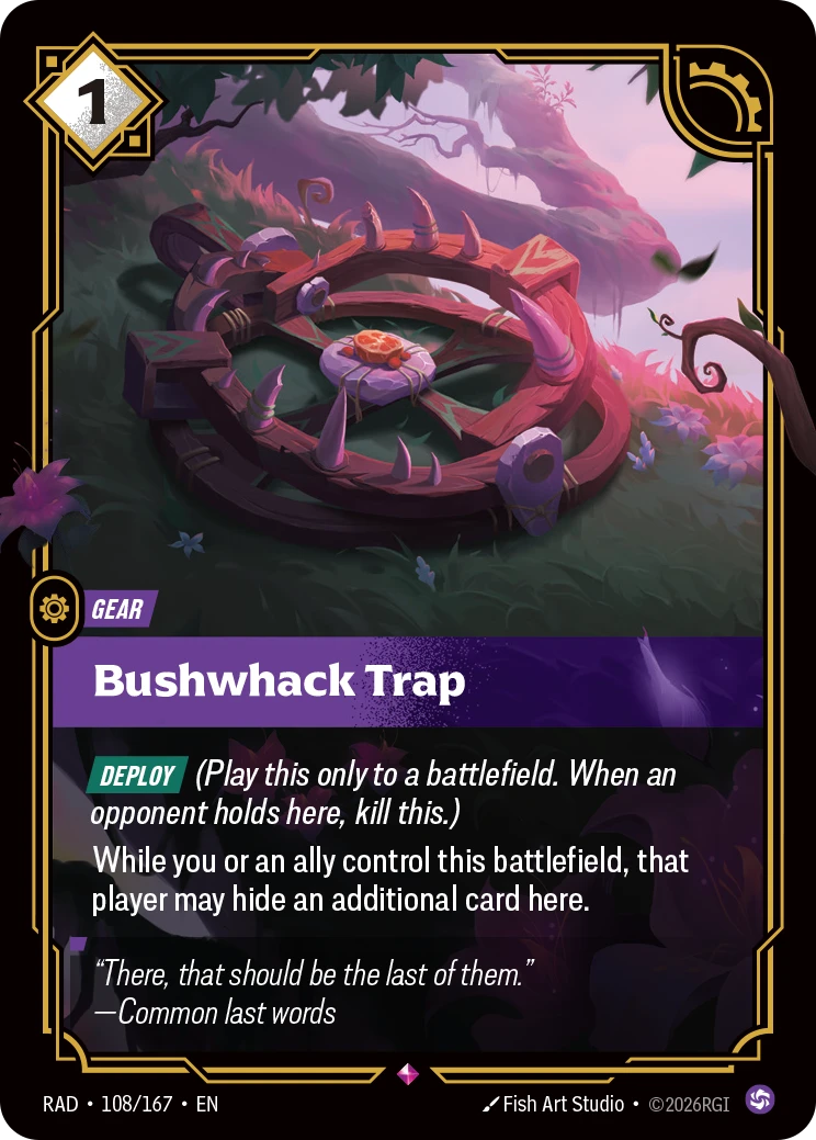 Bushwhack Trap - Radiance 108/167
