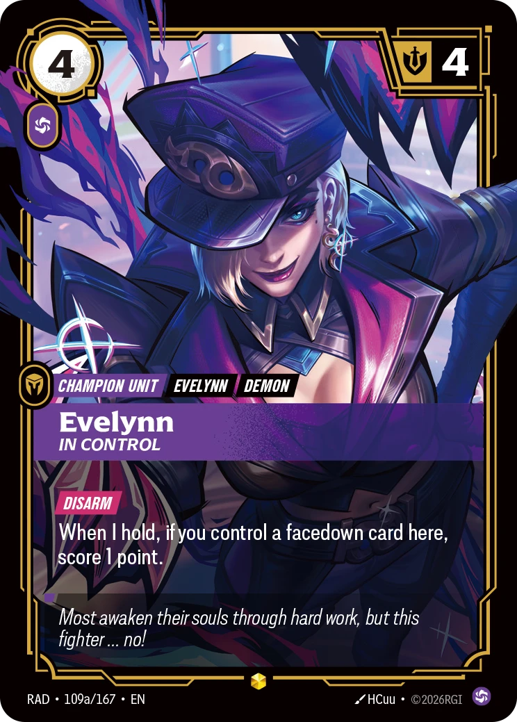Evelynn In Control (Alternate Art) - Radiance 109a/167