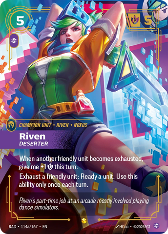 Riven Deserter (Alternate Art) - Radiance 114a/167