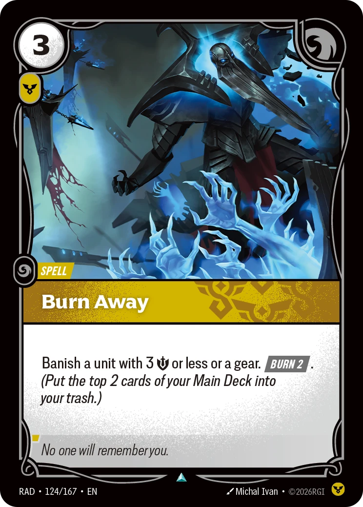Burn Away - Radiance 124/167