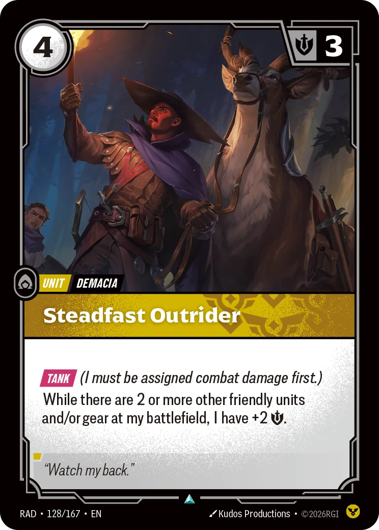 Steadfast Outrider - Radiance 128/167