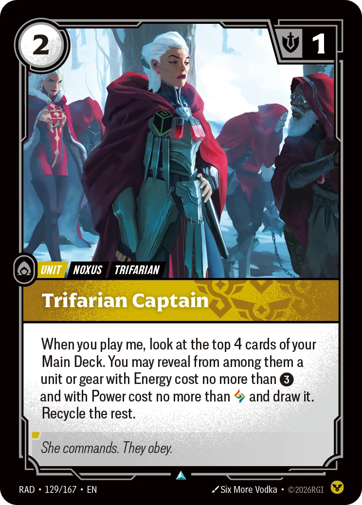 Trifarian Captain - Radiance 129/167
