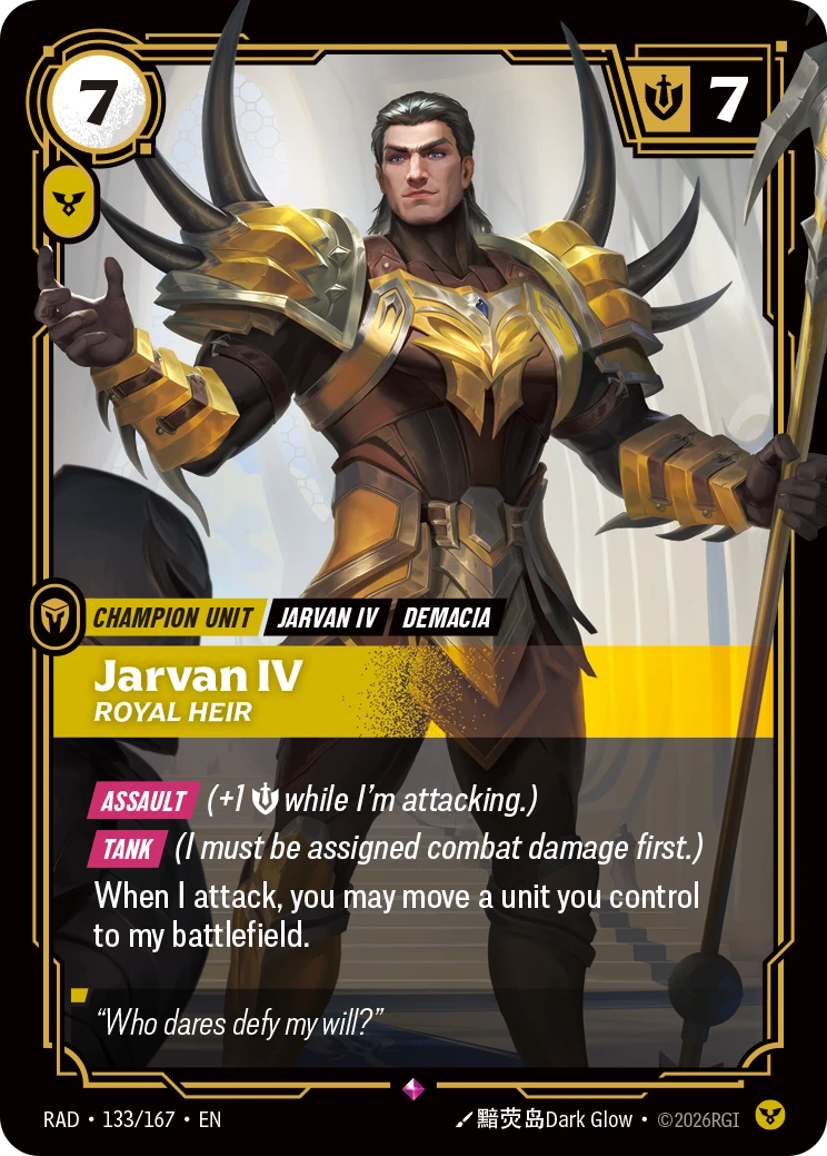 Jarvan IV Royal Heir - Radiance 133/167