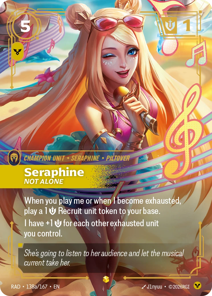 Seraphine Not Alone (Alternate Art) - Radiance 138a/167
