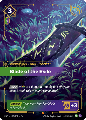 Blade of the Exile - Radiance 150/167