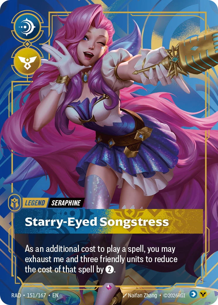 Seraphine Starry-Eyed Songstress - Radiance 151/167