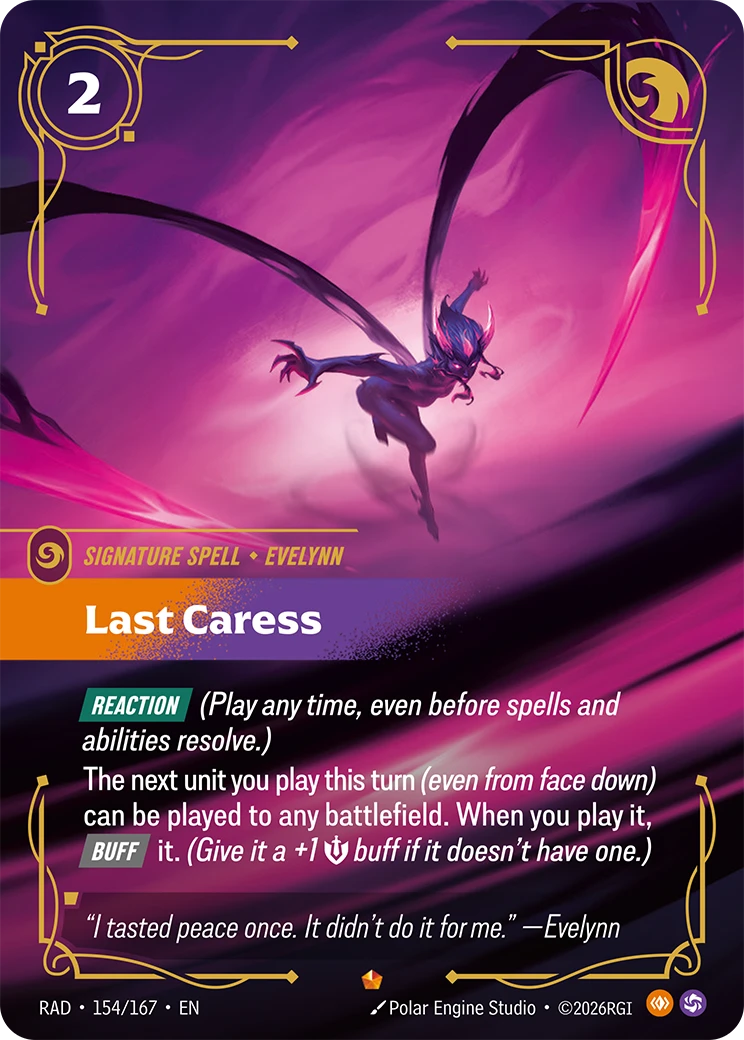 Last Caress - Radiance 154/167