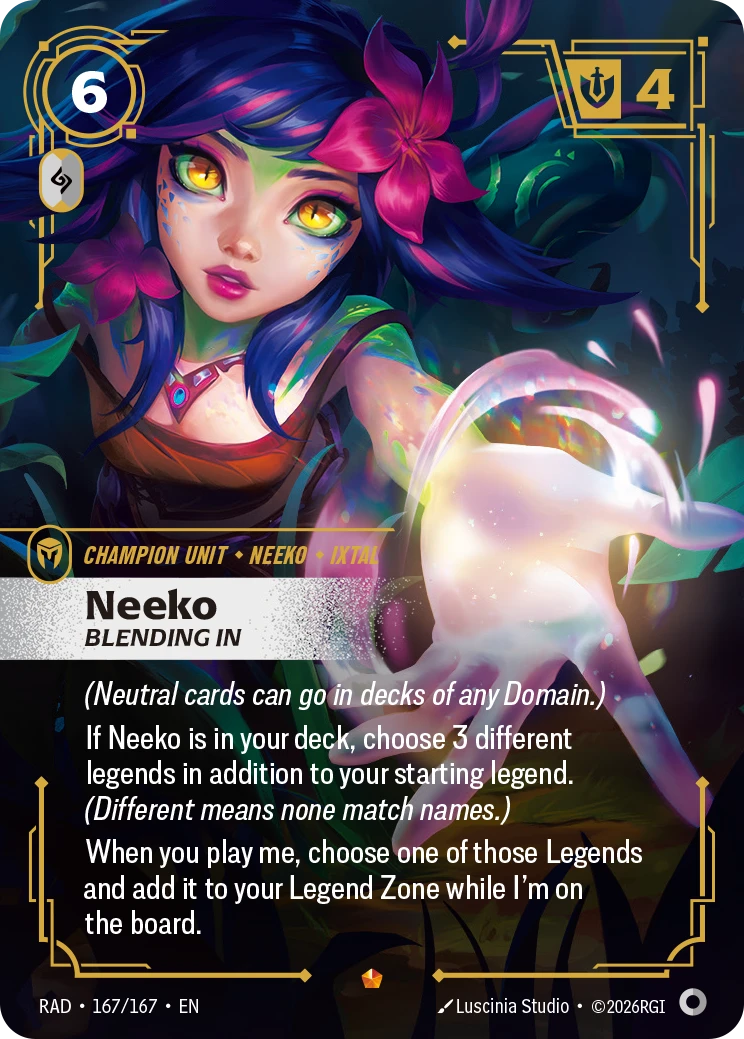 Neeko Blending In - Radiance 167/167