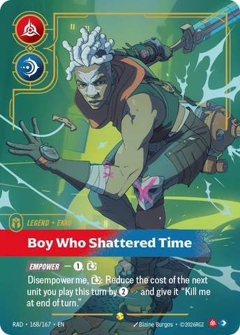 Ekko Boy Who Shattered Time (Overnumbered) - Radiance 168/167