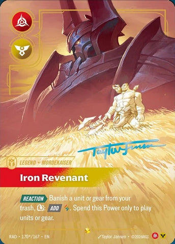 Mordekaiser Iron Revenant (Overnumbered, Signature) - Radiance 170*/167