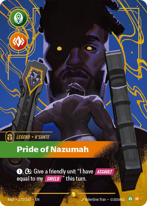 K'Sante Pride of Nazumah (Overnumbered) - Radiance 172/167