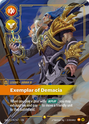 Jarvan IV Exemplar of Demacia (Overnumbered) - Radiance 176/167