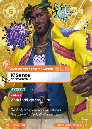 K'Sante Courageous (Overnumbered) - Radiance 178/167