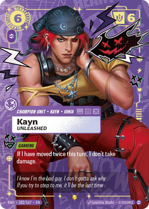 Kayn Unleashed (Overnumbered) - Radiance 182/167