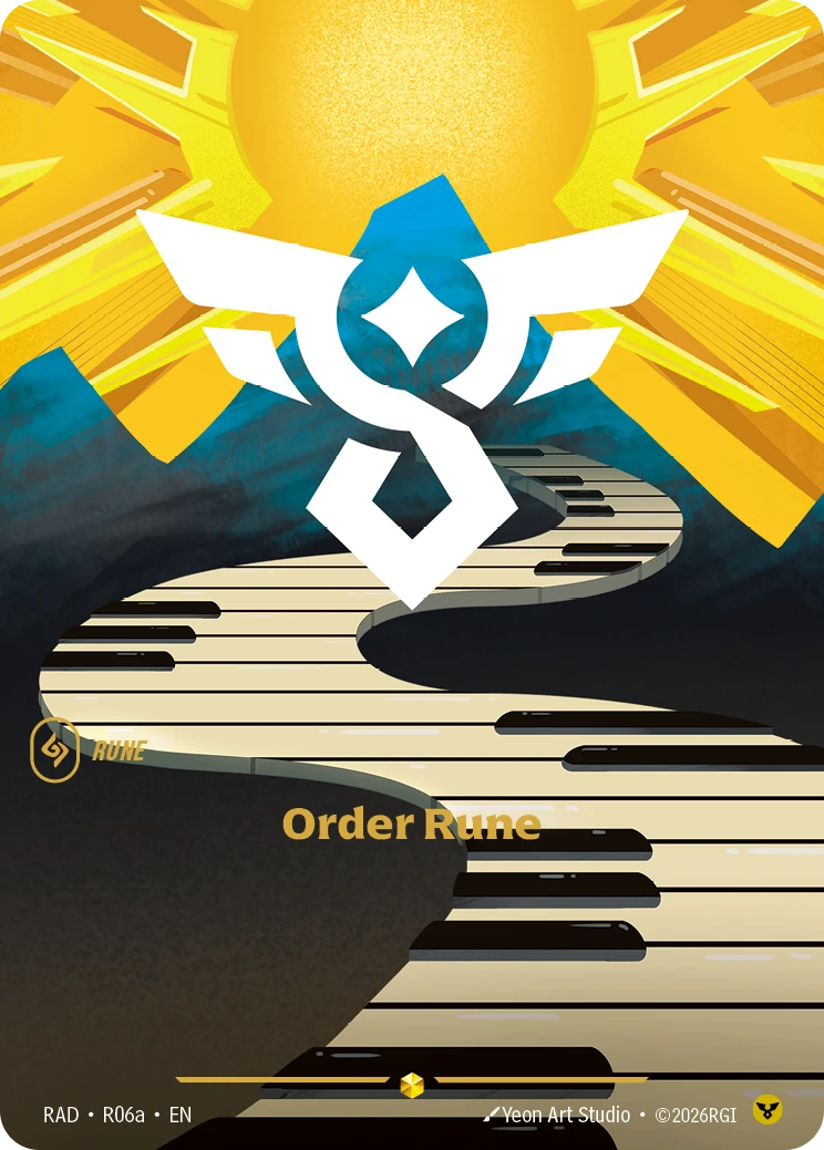 Order Rune (Alternate Art) - Radiance R06a