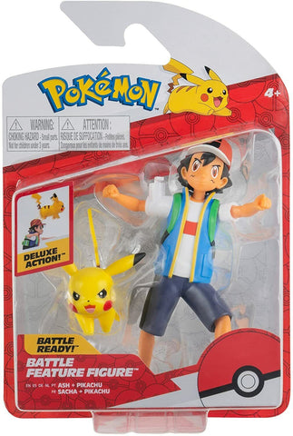 Ash & Pikachu Battle Figure Pack