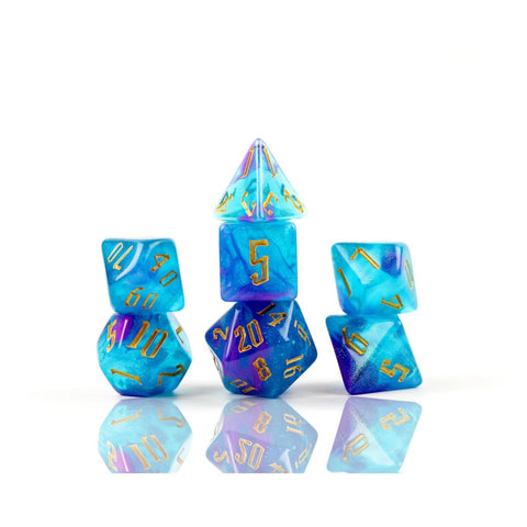 Sirius Dice – Dice Set – Cerulean Nebula