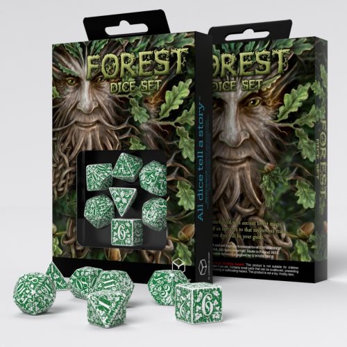 Q Workshop - Forest RPG Dice Set