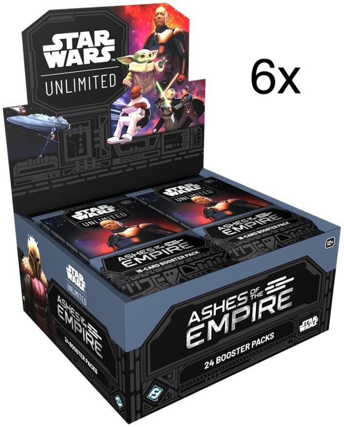**PRE-ORDER** Star Wars Unlimited Booster Case (6x Booster Boxes) - Ashes of the Empire