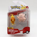 Torchic & Clefairy Battle Figure Pack