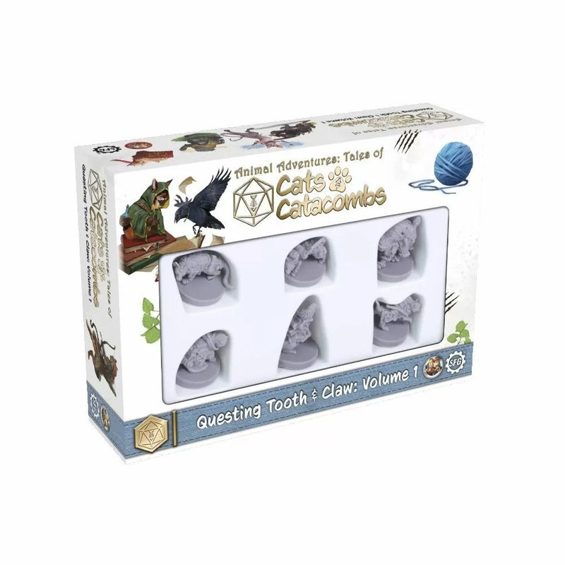 Animal Adventures Cats and Catacombs - Questing Tooth & Claw Volume 1 Miniatures