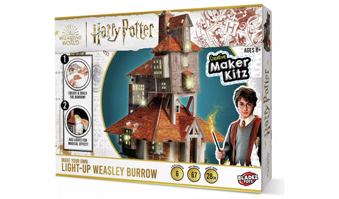 Harry Potter Licensed - Maker Kitz: Make Your Own Light Up Weasley Burrow