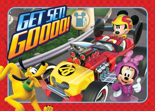 35 Piece Frame Tray Puzzle - Mickey & Roadster Racers