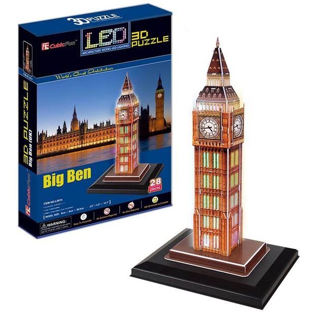 LED 3D Puzzle - Big Ben