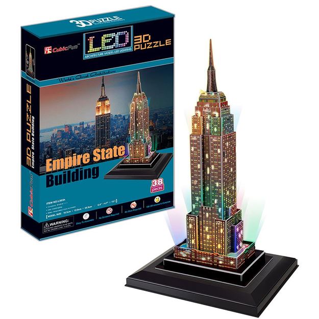 LED 3D Puzzle - Empire State Building