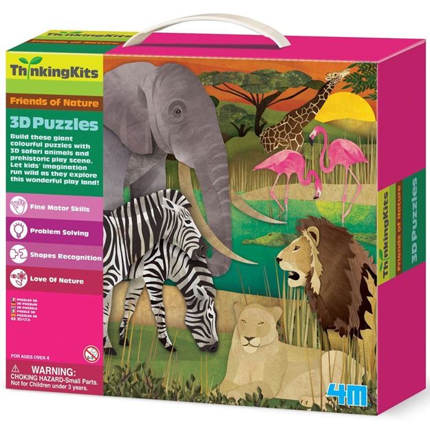 Thinking Kits 3D Puzzle - Friends of Nature Safari