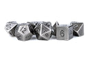 Metal Dice: Antique Silver 16mm Poly Set
