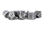 Metal Dice: Antique Silver 16mm Poly Set