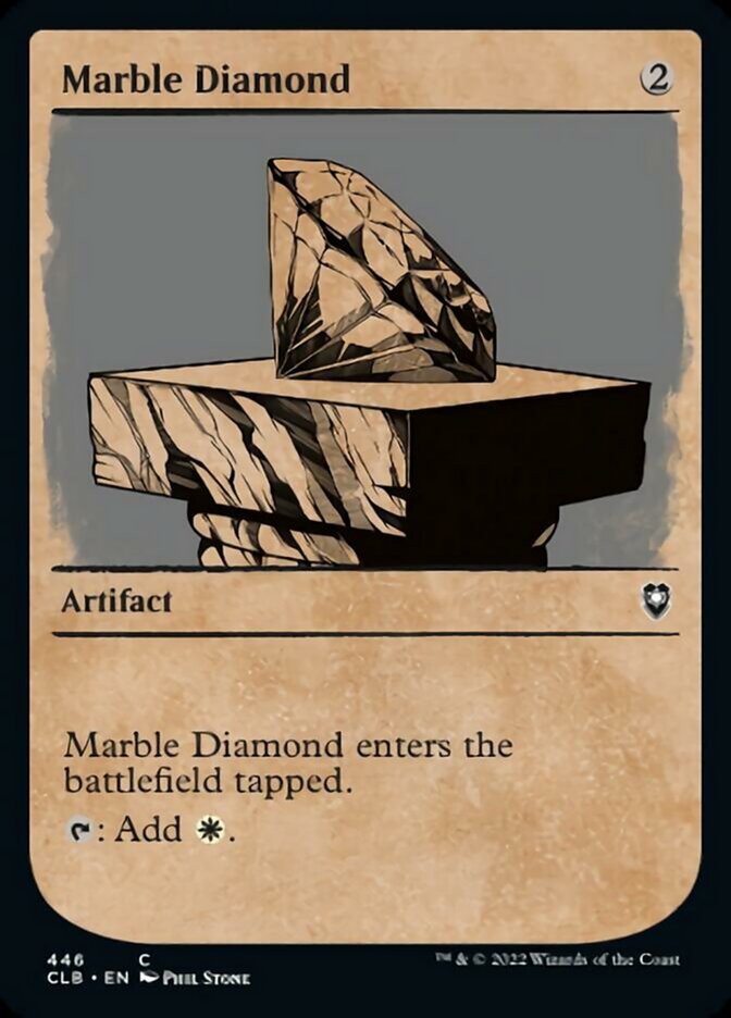 Marble Diamond (Showcase) [Commander Legends: Battle for Baldur's Gate