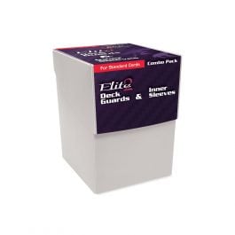 Elite 2 Deck Guards and Inner Sleeves - White BCW