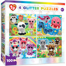Beanie Boos 4 Glitter Puzzles